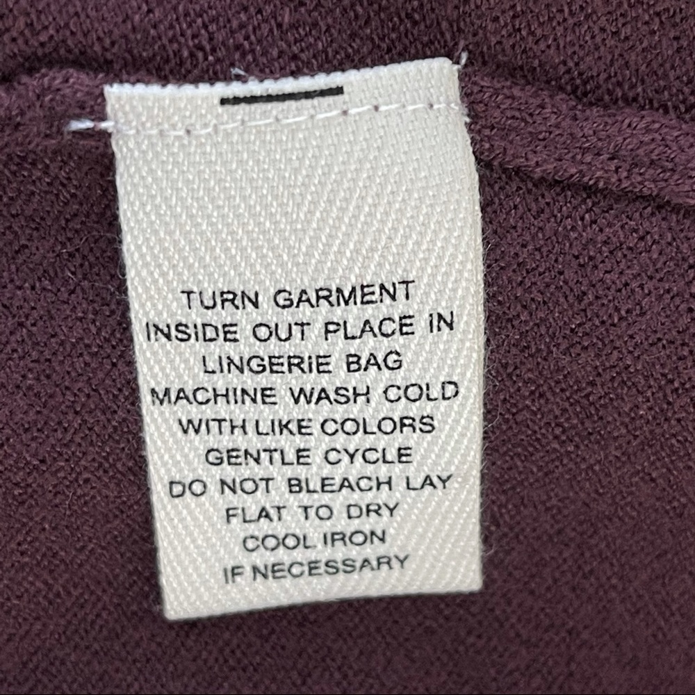 ✅ NWT Westbound Wine Asymmetrical Soft Sweater Tunic - Picture 7 of 10
